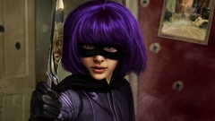 Woman purple hair Kick-Ass