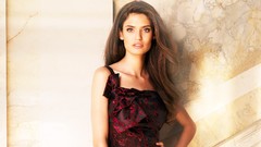 Woman red dress brunettes models bianca balti