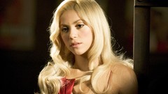 Woman red dress shakira singers