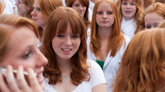 Woman redheads