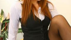 Woman redheads Alex Sim-Wise