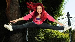 Woman redheads ariana grande