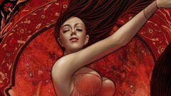 Woman redheads artwork