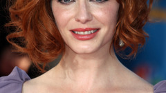 Woman redheads cleavage christina