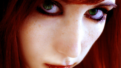 Woman redheads faces