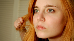 Woman redheads faces