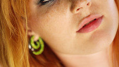 Woman redheads freckles Lynette