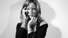 Woman redheads grayscale Kelly Reilly