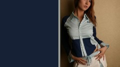 Woman redheads Leah Dizon