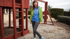 Woman redheads Liz Lee