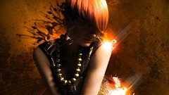 Woman redheads Photo manipulation