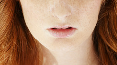 Woman redheads pornstars freckles