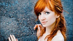 Woman redheads portraits