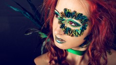 Woman redheads portraits