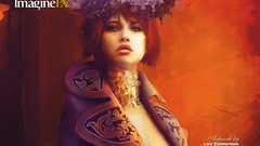 Woman redheads short hair