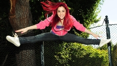 Woman redheads smiling ariana