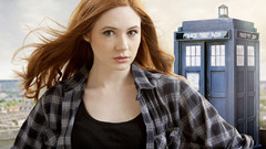 Woman redheads tardis long