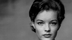 Woman retro Celebrity monochrome Actress Romy Schneider