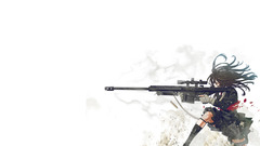 Woman Rifles Guns m95