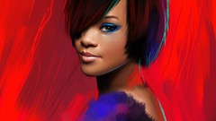 Woman rihanna fan art