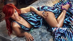 Woman rihanna redheads models