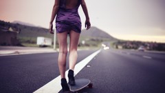 Woman roads legs blondes models garrett meyers Rachel Ann 