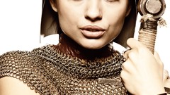 Woman Rome Warriors brunettes girls with swords