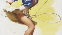 Woman Ropes pinups cowgirls