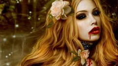 Woman roses Vampires blondes