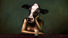 Woman ryohei hase milk