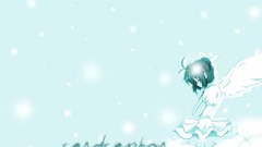 Woman sakura outer space