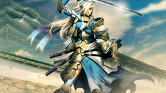 Woman samurai artwork