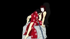 Woman samurai asians vectors