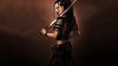 Woman samurai female warriors