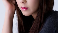 Woman santa asians models Korean Kim Ha Yul