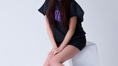 Woman santa asians models Korean Kim Ha Yul