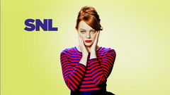 Woman Saturday Night Live stripes emma stone redheads