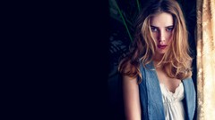 Woman Scarlett Johansson Actress blue eyes brunettes