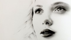 Woman Scarlett Johansson artwork