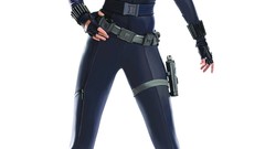 Woman Scarlett Johansson Black Widow artwork