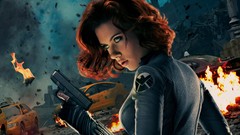 Woman Scarlett Johansson Black Widow artwork The Avengers 