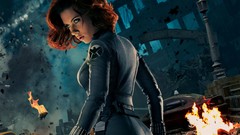 Woman Scarlett Johansson Black Widow artwork The Avengers 
