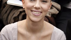 Woman Scarlett Johansson faces Actress blondes smiling cleavage 