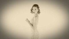 Woman Scarlett Johansson monochrome Actress short hair models