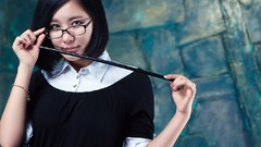 Woman scene asians models black hair Korean Ryu Ji Hye