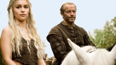 Woman scene Horses game of thrones blondes emilia clarke TV 