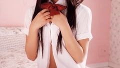 Woman school uniforms asians