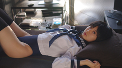 Woman school uniforms asians