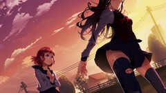 Woman school uniforms skirts