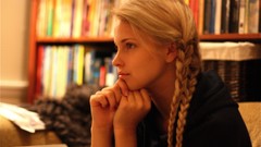 Woman schoolgirls blondes braids pigtails teen jailbait Emilie 